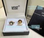 Copy Mont blanc Yellow Gold Contemporary Cufflinks On Sale